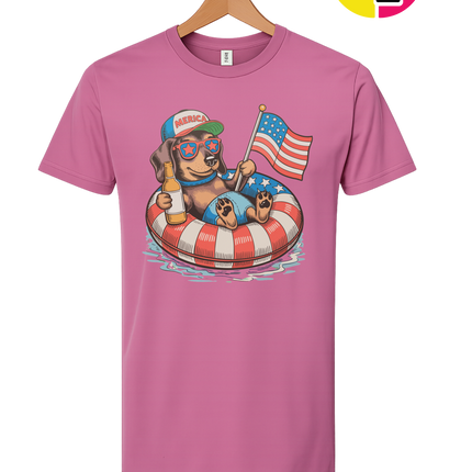 Patriotic Dachshund Tee