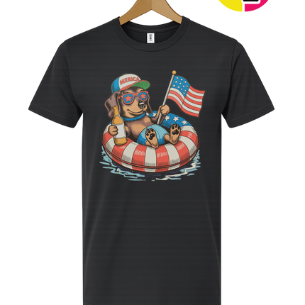 Patriotic Dachshund Tee