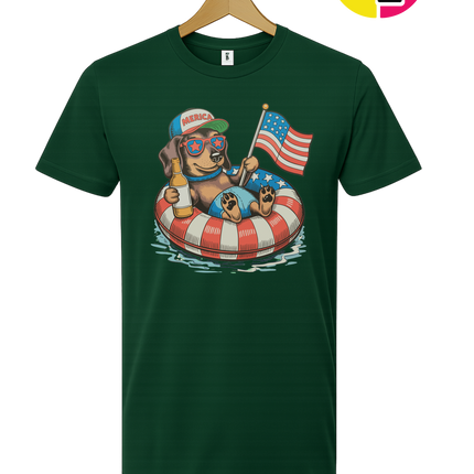 Patriotic Dachshund Tee
