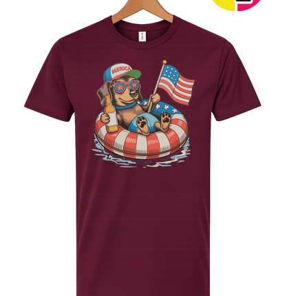 Patriotic Dachshund Tee