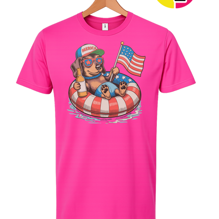 Patriotic Dachshund Tee