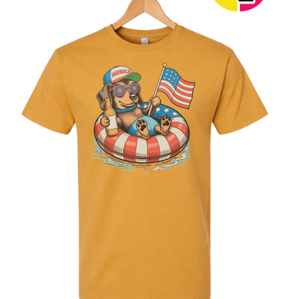 Patriotic Dachshund Tee
