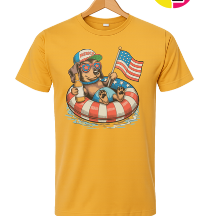 Patriotic Dachshund Tee