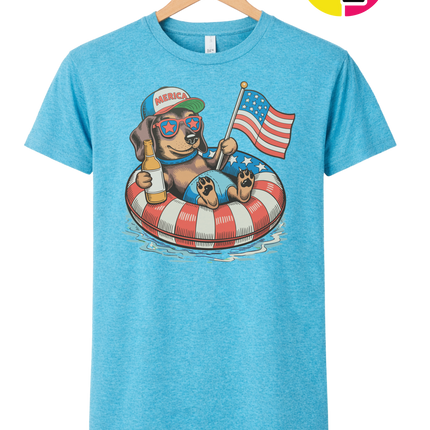 Patriotic Dachshund Tee