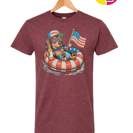 Patriotic Dachshund Tee