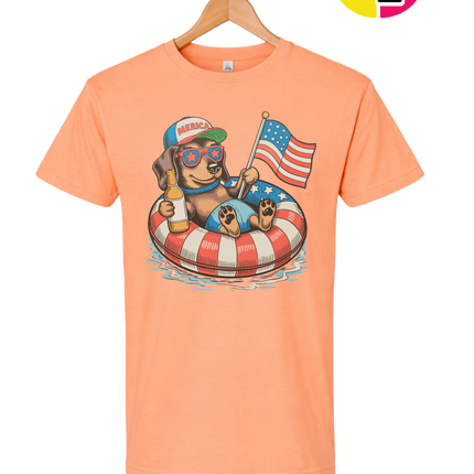 Patriotic Dachshund Tee