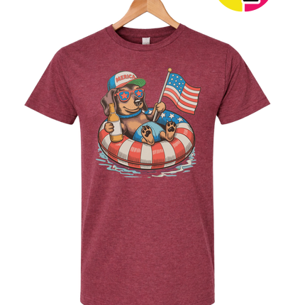 Patriotic Dachshund Tee