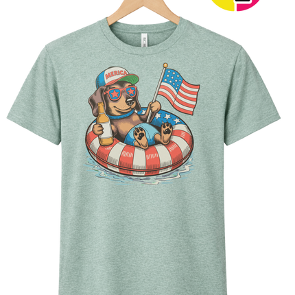 Patriotic Dachshund Tee