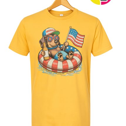 Patriotic Dachshund Tee
