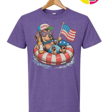 Patriotic Dachshund Tee