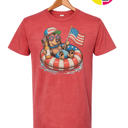 Patriotic Dachshund Tee