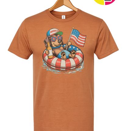 Patriotic Dachshund Tee