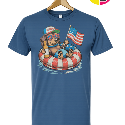 Patriotic Dachshund Tee