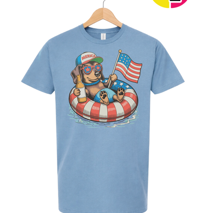 Patriotic Dachshund Tee