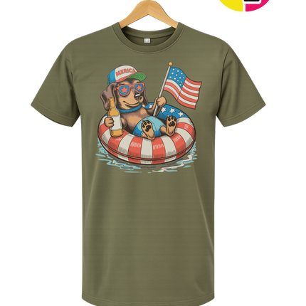 Patriotic Dachshund Tee