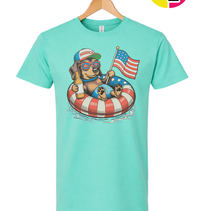 Patriotic Dachshund Tee