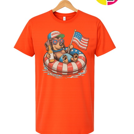Patriotic Dachshund Tee