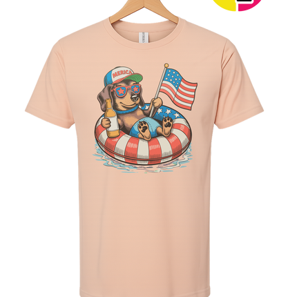 Patriotic Dachshund Tee