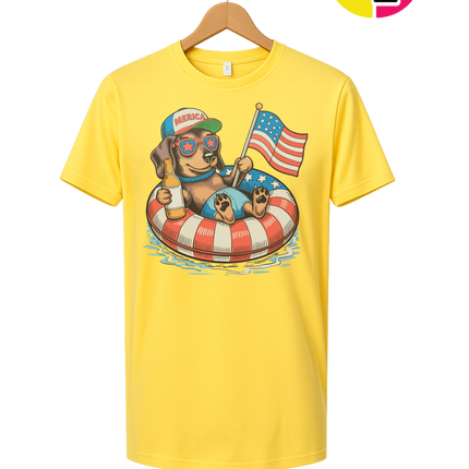 Patriotic Dachshund Tee