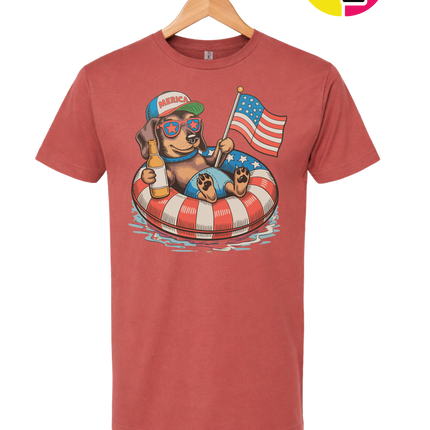Patriotic Dachshund Tee