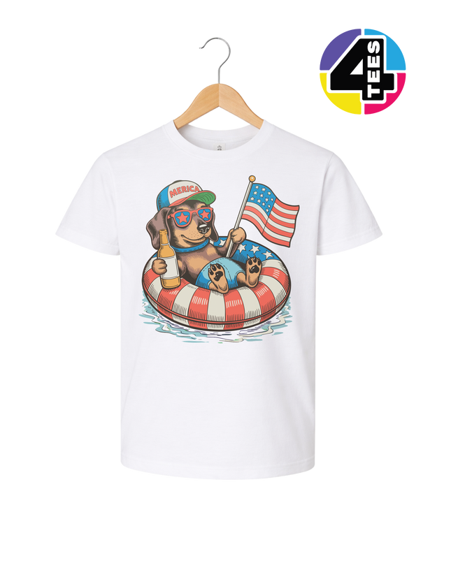 Patriotic Dachshund Youth Tee