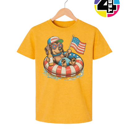 Patriotic Dachshund Youth Tee