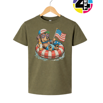Patriotic Dachshund Youth Tee