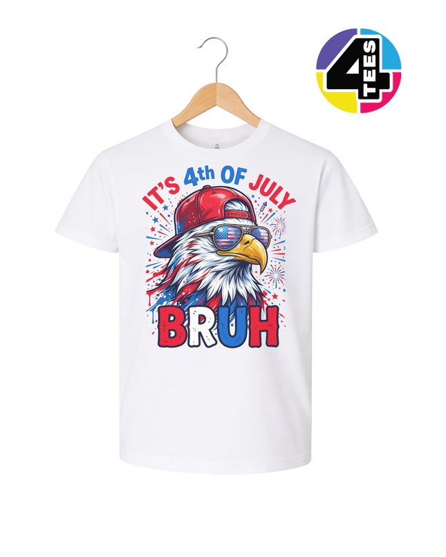 It's 4th Of July Bruh Youth Tee