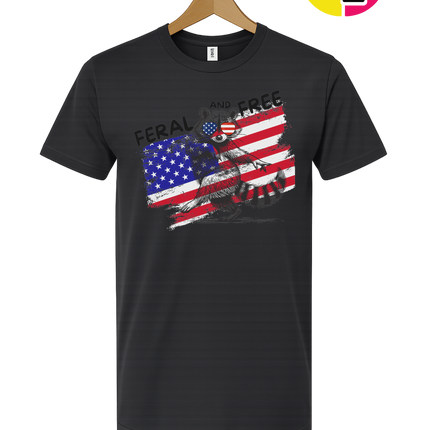 Feral And Free Raccoon Tee