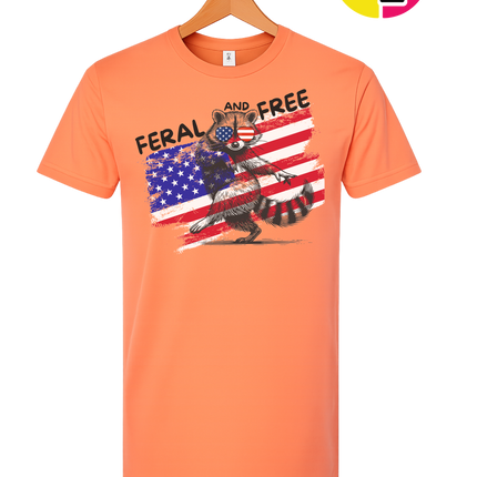 Feral And Free Raccoon Tee