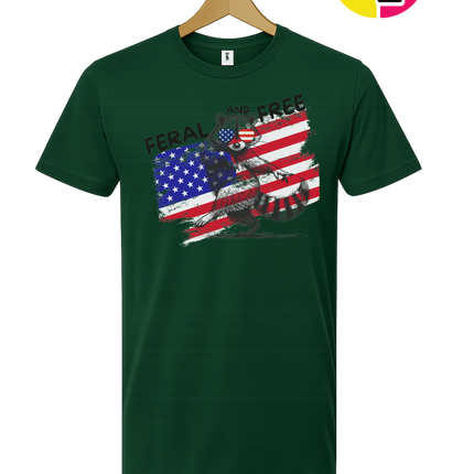 Feral And Free Raccoon Tee