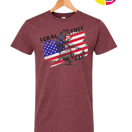 Feral And Free Raccoon Tee