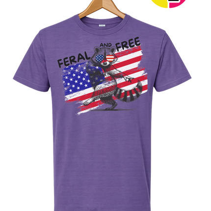 Feral And Free Raccoon Tee