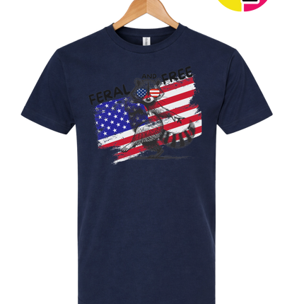 Feral And Free Raccoon Tee
