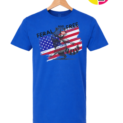 Feral And Free Raccoon Tee