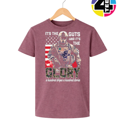 It's The Guts And It's The Glory Youth Tee