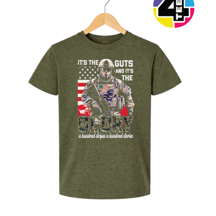 It's The Guts And It's The Glory Youth Tee