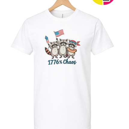 1776% Chaos Raccoons Tee