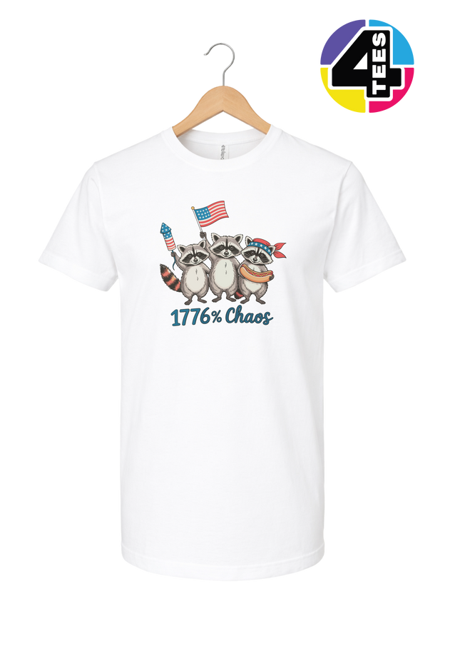1776% Chaos Raccoons Tee