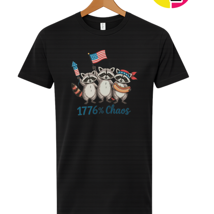 1776% Chaos Raccoons Tee