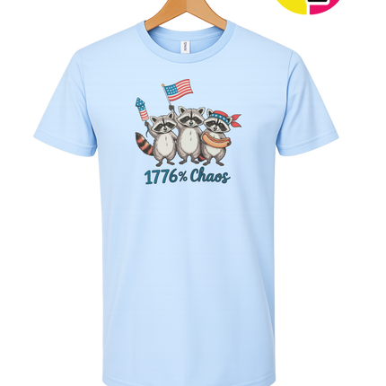1776% Chaos Raccoons Tee