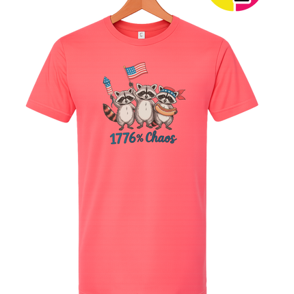 1776% Chaos Raccoons Tee