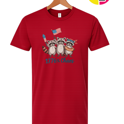 1776% Chaos Raccoons Tee
