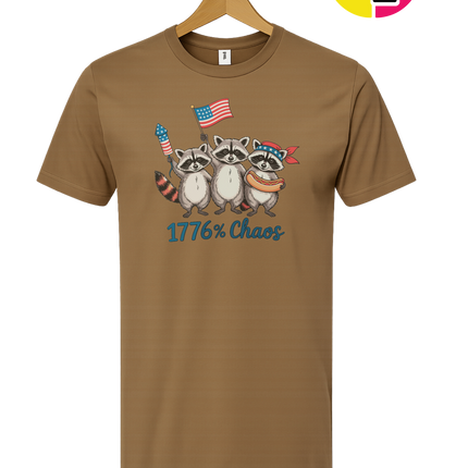 1776% Chaos Raccoons Tee