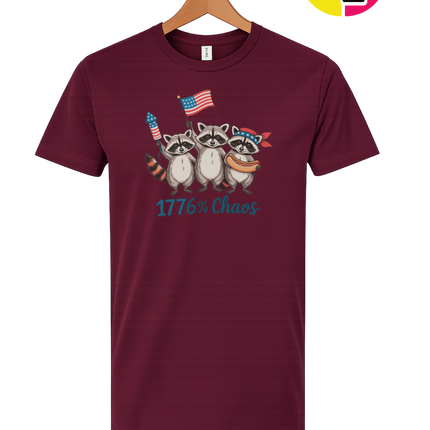 1776% Chaos Raccoons Tee