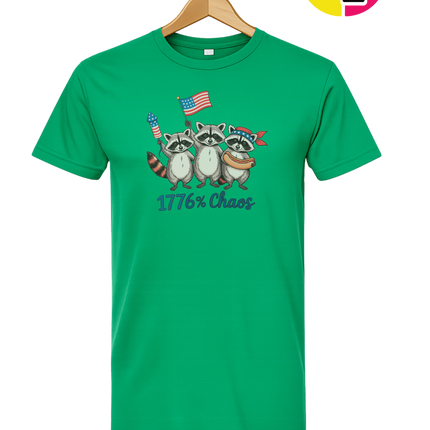 1776% Chaos Raccoons Tee