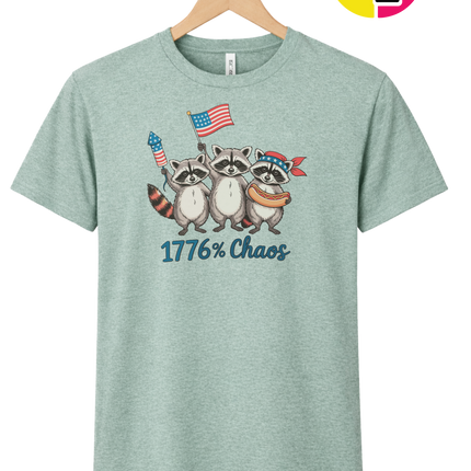 1776% Chaos Raccoons Tee