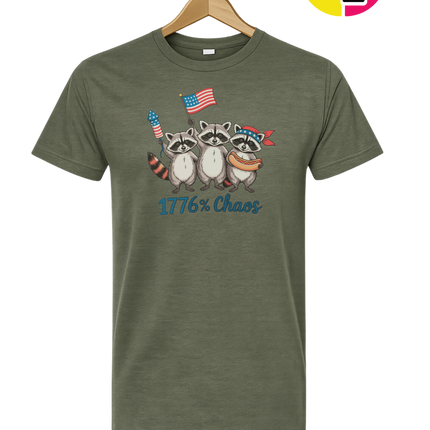 1776% Chaos Raccoons Tee