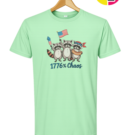 1776% Chaos Raccoons Tee