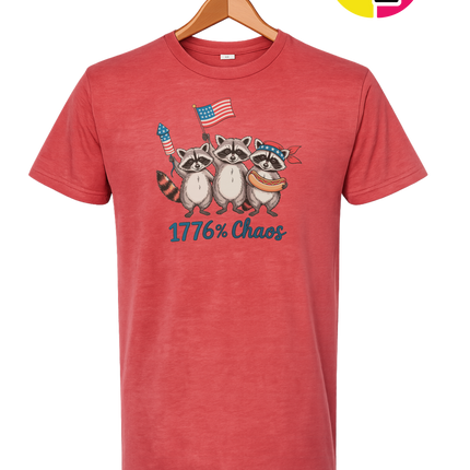 1776% Chaos Raccoons Tee